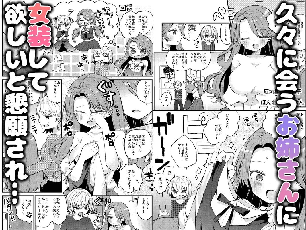 お姉さんが女装男子をめちゃくちゃにする本 サンプル画像 1枚目