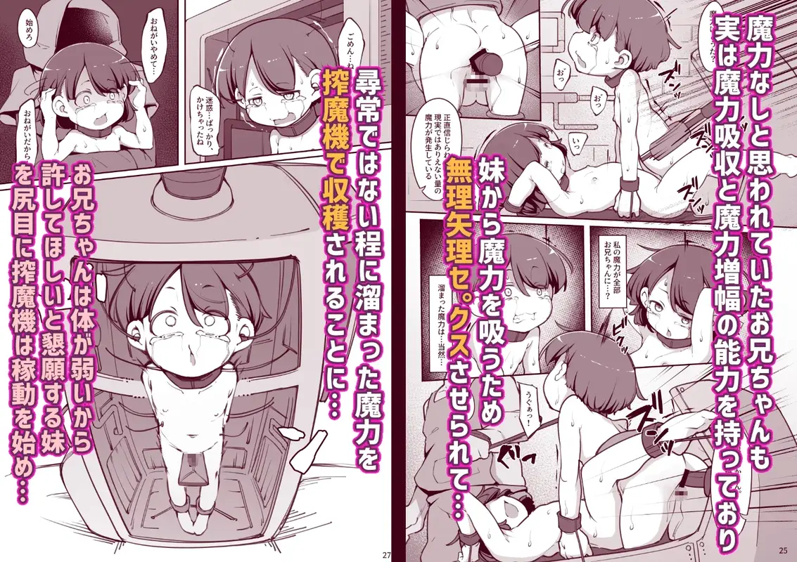 双子の兄妹が異世界で魔力の燃料にされる話 サンプル画像 4枚目