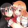 キリトちゃんがかいわすぎたので、女装させて妹と彼女に徹底的にドM責めさせたエロCG