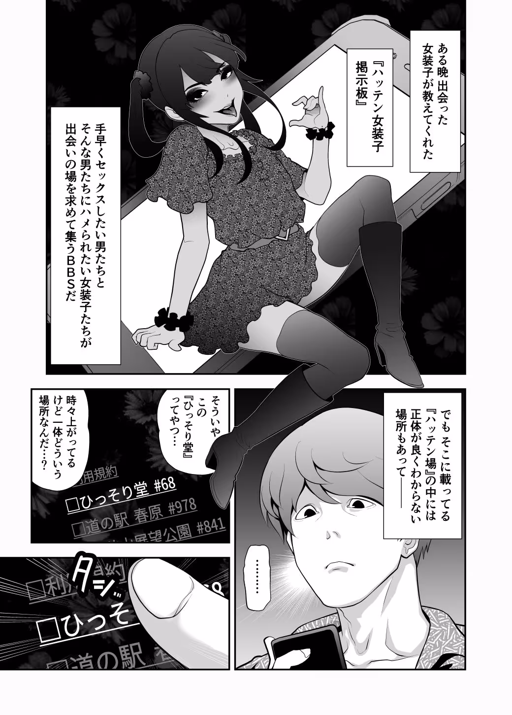 女装子ハッテン系 ≪ ひっそり堂 篇 ≫ サンプル画像 1枚目