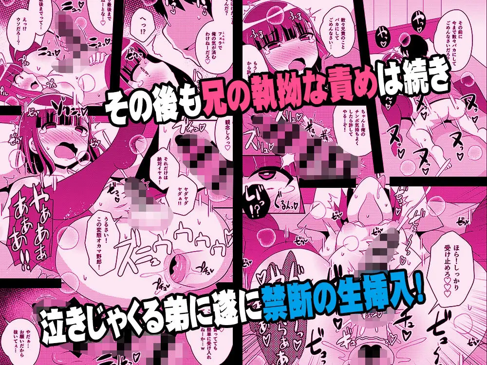 ナマイキ弟の精嚢をこねくり回してメス♂にする本 サンプル画像 4枚目