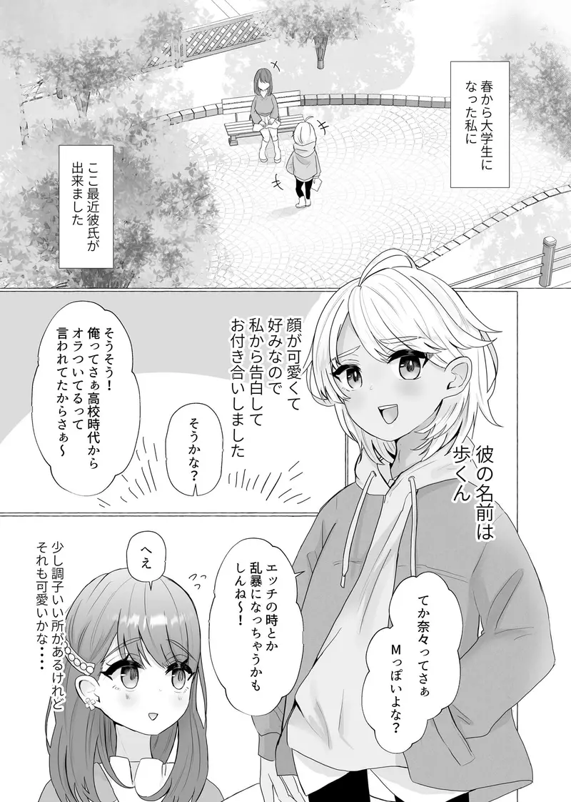 メス堕ち制裁〜浮気した彼をメスにするまで〜 サンプル画像 1枚目