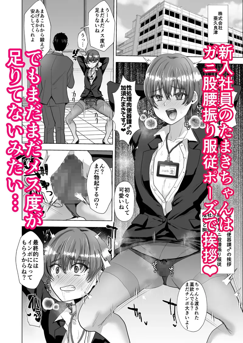洗脳メス堕ち性処理肉便器♂課 サンプル画像 1枚目