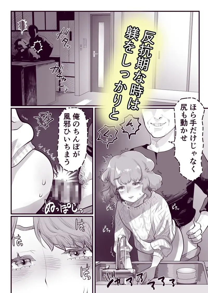 パパのオナホになれ!スケベ親父の餌食になった男の娘 サンプル画像 3枚目