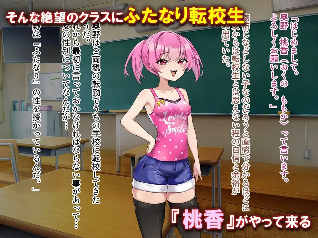 いじめがあるクラスにふたなり転校生がヤッてきた サンプル画像 2枚目