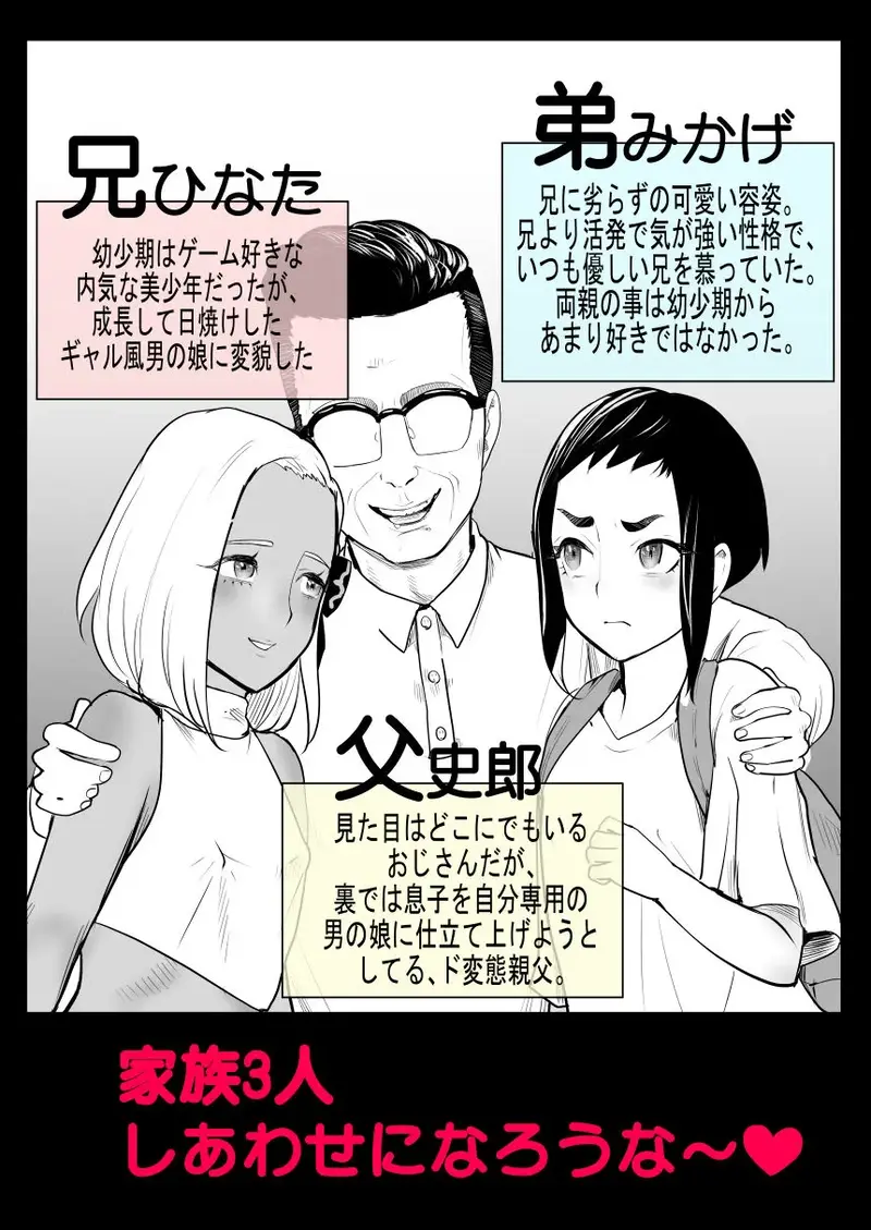 脳改造しあわせ家族1ー再開した兄は父の男の娘性奴●にー サンプル画像 4枚目