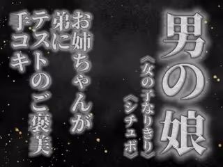 お姉ちゃんがテストを頑張った弟に手コキのご褒美をあげる音声。【姉妹/シチュエーション/男性向け】