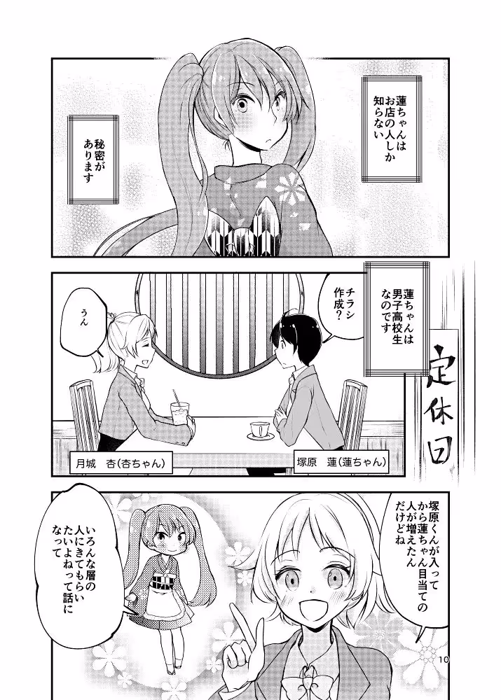 バイトを始めたら女装させられた話まとめ壱 サンプル画像 6枚目