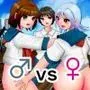 かつての親友(♂)が男の娘になって戻ってきて、イマカノ(♀)と三角関係になって・・・