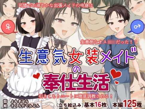 生意気女装メイドの奉仕生活 [花柘榴][d_380320][パッケージ画像]