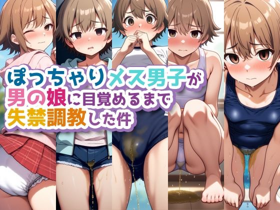 ぽっちゃりメス男子が男の娘に目覚めるまで失禁調教した件 [性癖ユガ芽][d_565161][パッケージ画像]
