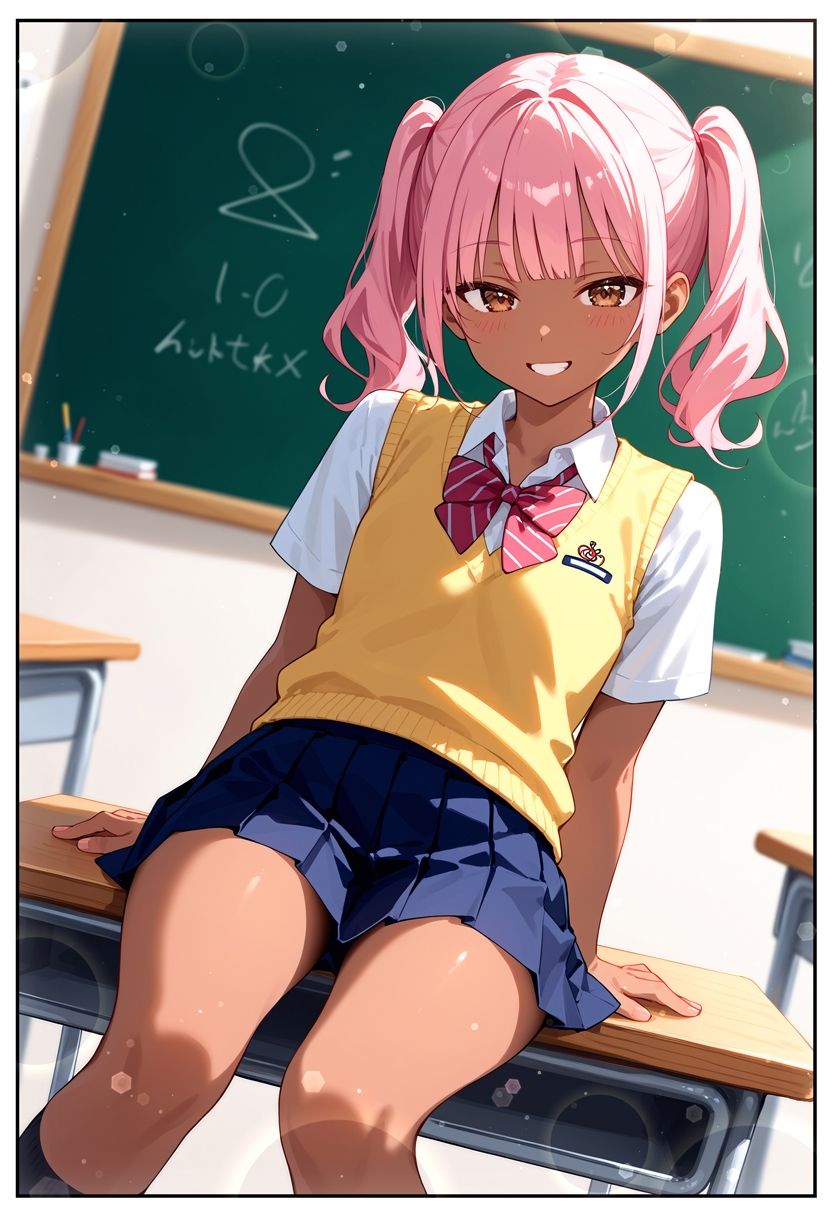 ぐーたんAIらぼ - 男の娘♂コレクション-黒ギャル男の娘★まことくん- (1)