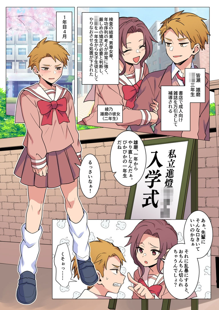 恥辱庵 - 女装退行で矯正される男の子達 (3)