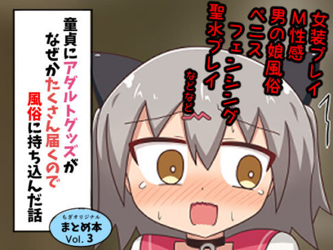 童貞にアダルトグッズがなぜかたくさん届くので風俗に持ち込んだ話 まとめ本Vol.3 [パッケージ][もぎた屋][d_283260]